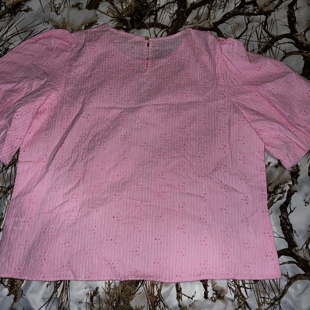 Simply Southern Pink Blouse NWT - Picture 3 of 3